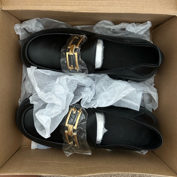 Lattelier chain penny leather chunky loafers - Picture 4 of 5